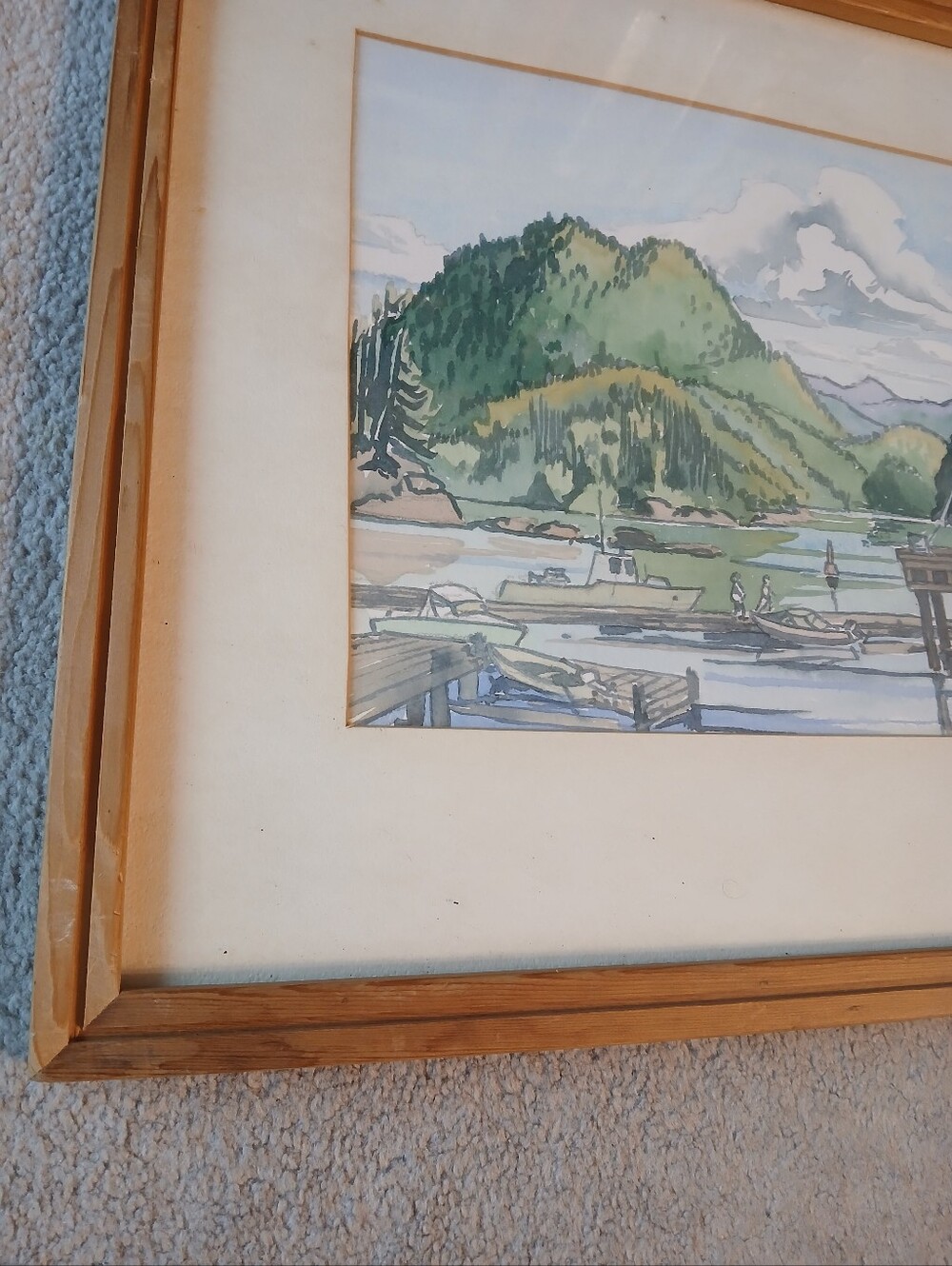 Vintage Signed Jack Eastaugh Painting - Picture 2 of 5